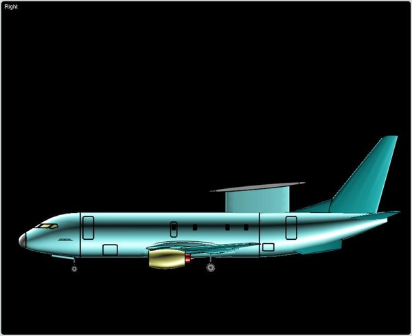 3d wedgetail aew aircraft model - Wedgetail AEW/Recon Aircraft Assembly Model by RodgerSaintJohn